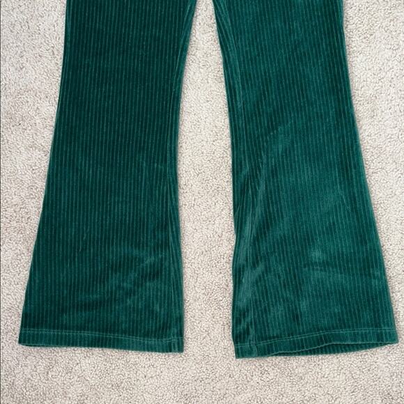 Cat and Jack Green Kids High Waist Corduroy Flare Pull On Pants Girls XL - Picture 3 of 7